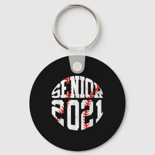 Class Of 2021 Graduate Senior 2021 Baseball Player Key Ring