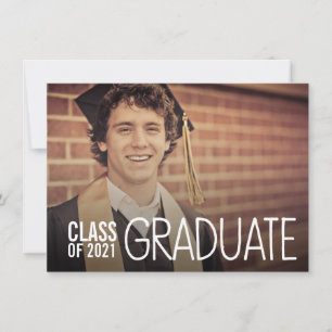 CLASS OF 2021 GRADUATION PARTY PHOTO INVITE