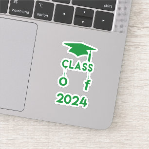 Class of 2021 - Green Graduation Sticker