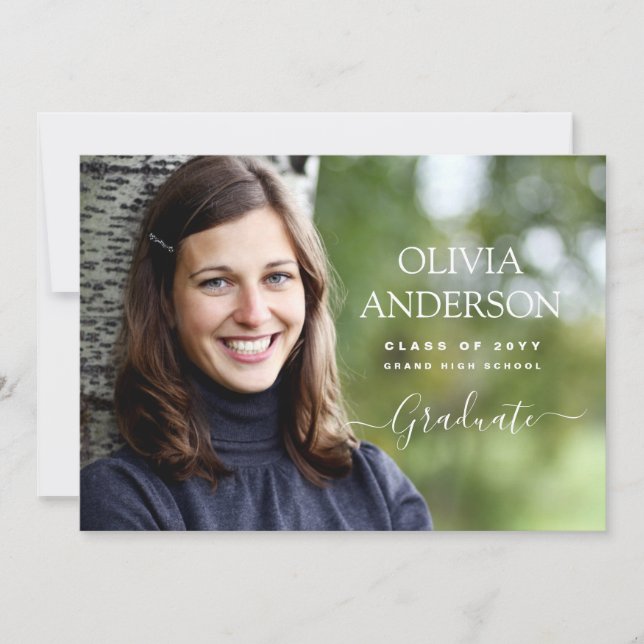 Class of 2021 Photo Graduation Announcement (Front)