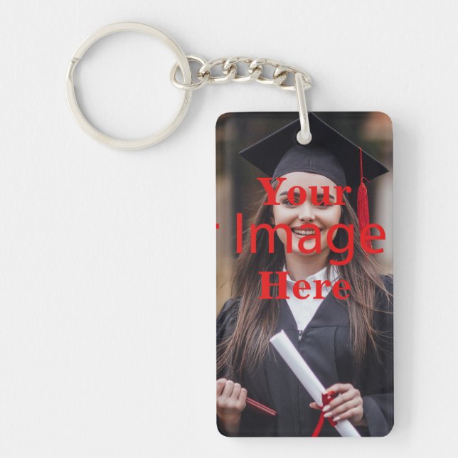 Class of 2021 Photo Graduation  Keychain (Front)
