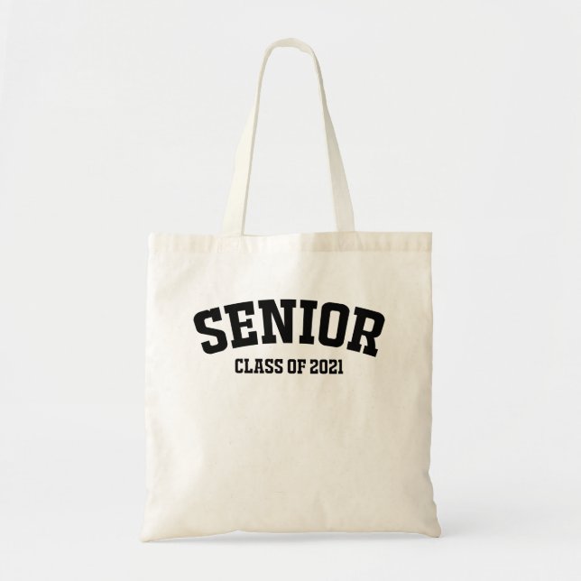Class of 2021, Senior Gifts, Senior 2021 Tote Bag (Front)
