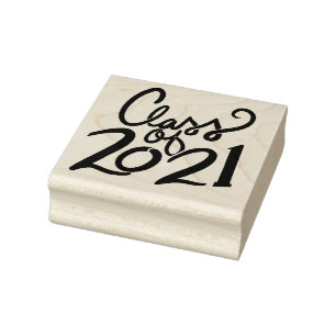 Class of 2021 Senior Open House Graduation Rubber Stamp