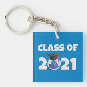 Class of 2021 Toilet Paper in Mask Key Ring