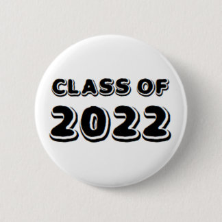 class of 2022 6 cm round badge