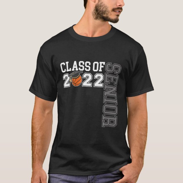 Class Of 2022 Basketball Senior T-Shirt (Front)
