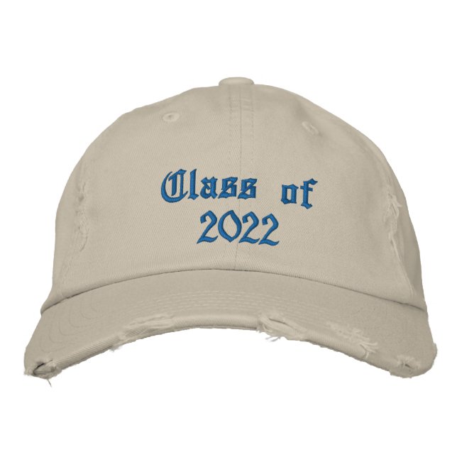 Class of 2022 Embroidered Baseball Cap (Front)