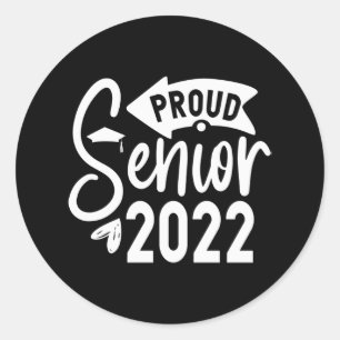Class of 2022 Graduate Congrats the Grad Classic Round Sticker