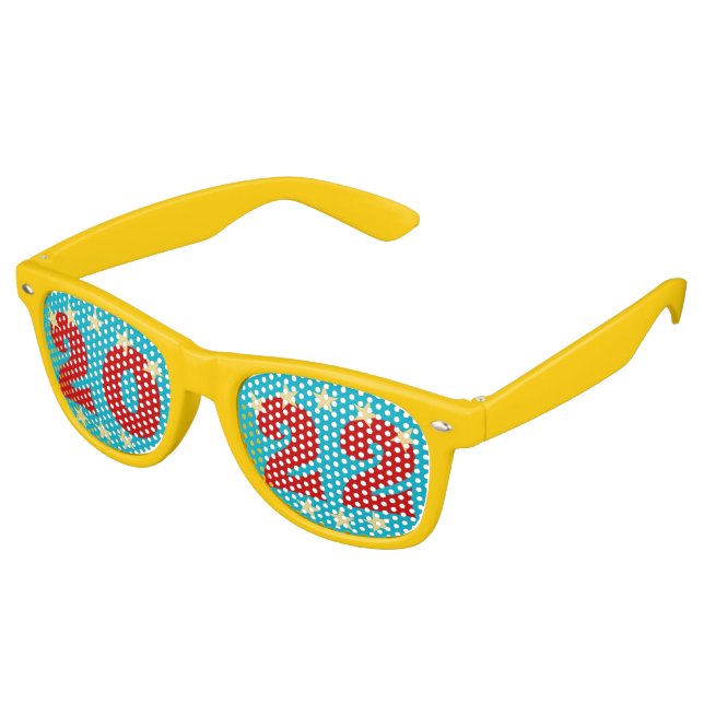 Class of 2022 Reunion Cool Party Shades Sunglasses (Angled)