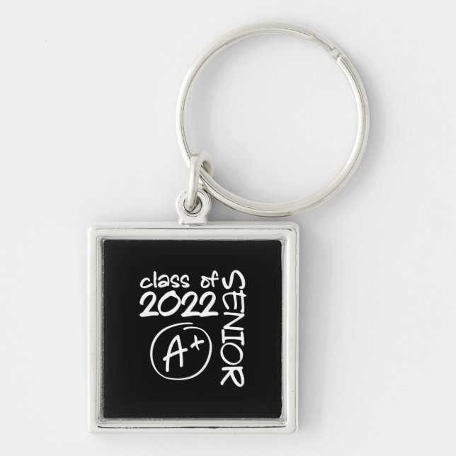 Class Of 2022 Senior A+ Graduation Key Ring (Front)