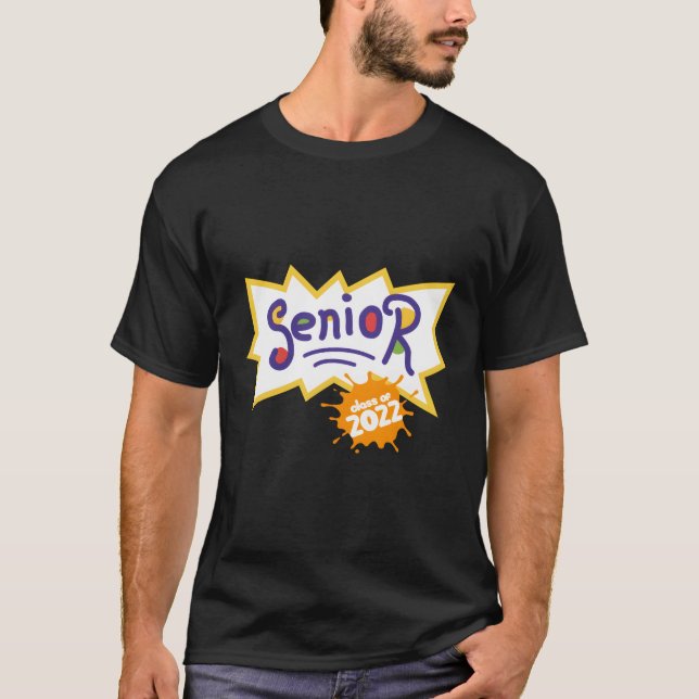 Class Of 2022 Senior Year 90'S Tv Style Graduation T-Shirt (Front)