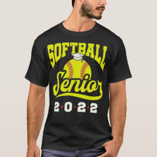 Class of 2022 Softball Senior Graduation Graduate T-Shirt
