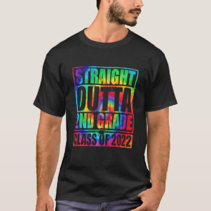 Class Of 2022 Straight Outta 2Nd Grade Graduation T-Shirt