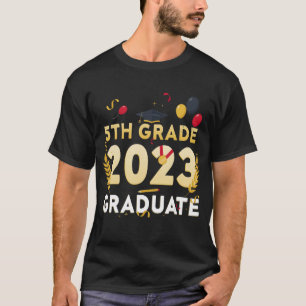 Class of 2023 5th grade Kids Boys Girls Graduation T-Shirt