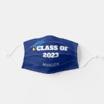 Class of 2023 Custom Graduation Blue Cloth Face Mask
