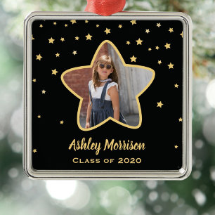 Class of 2023 Elegant Graduate Photo Graduation Metal Tree Decoration