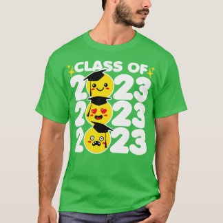 Class of 2023 Funny Kawaii Faces T-Shirt