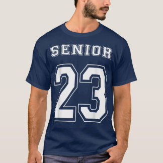 Class of 2023 Graduating Senior Jersey Style  T-Shirt