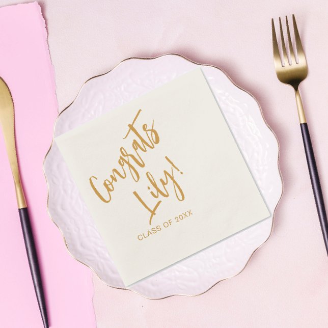 Class of 2023 Graduation Party Decorations Napkin (Creator Uploaded)