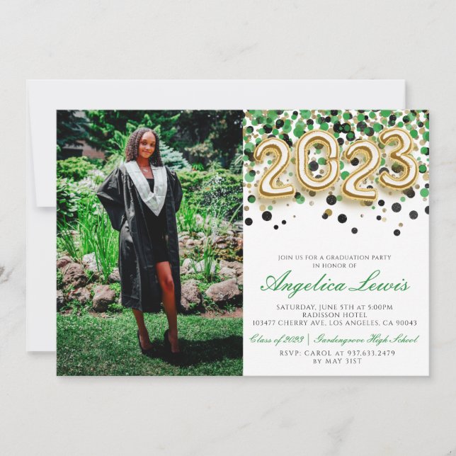 Class of 2023 Graduation Party Invitation (Front)