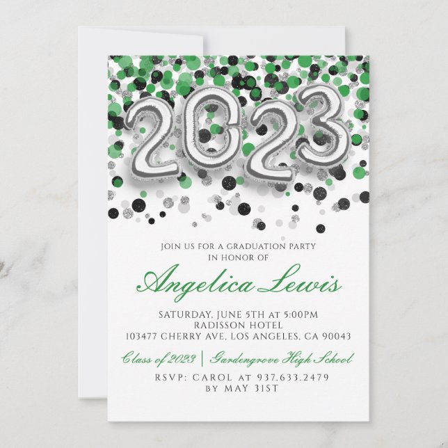 Class of 2023 Graduation Party Invitation (Front)