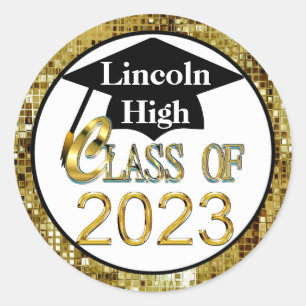 Class of 2023 Personalised Graduation Stickers