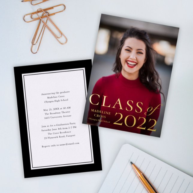 Class of 2023 Photo Graduation Gold  (Creator Uploaded)