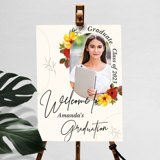 Class of 2023  Photo Graduation Party Welcome Poster (Creator Uploaded)