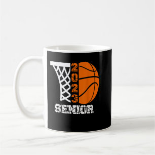 Class Of 2023 Senior Graduation Basketball Senior Coffee Mug