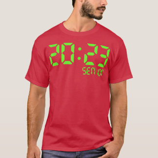 Class of 2023 Senior Retro Digital Clock Graduatio T-Shirt