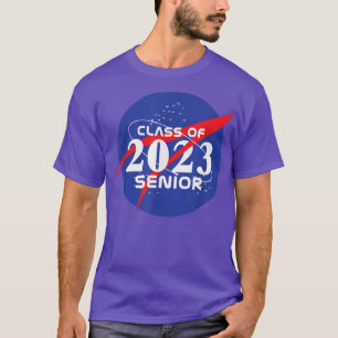 Class of 2023 Senior Retro Science Space Graduatio T-Shirt