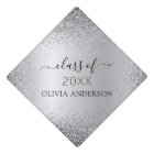 Class of 2023 Silver Girly Glitter Graduate