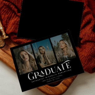 Class of 2024   3 Photo Graduation Announcement