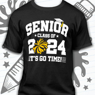 Class of 2024 Cheerleader Squad Cheer Senior 2024 T-Shirt