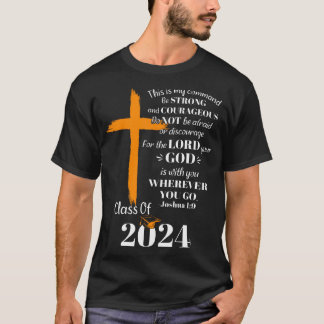 Class Of 2024 Christian Graduation Senior Graduate T-Shirt