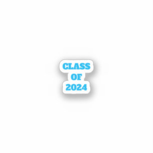 Class Of 2024 Custom Year Boys Girls Blue Color