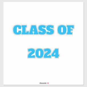 Class Of 2024 Custom Year Boys Girls Blue Color