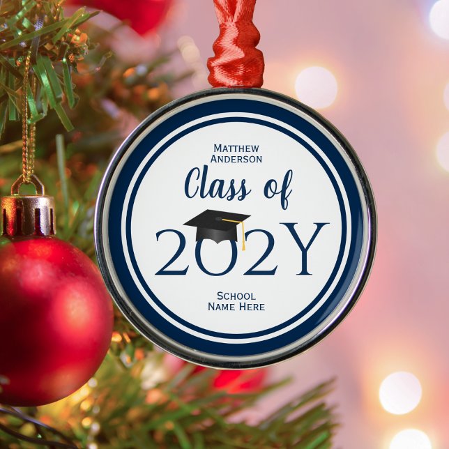 Class of 2024 Elegant Graduation Cap Graduate Metal Tree Decoration (Creator Uploaded)