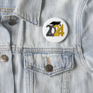 Class of 2024 Graduation 6 Cm Round Badge