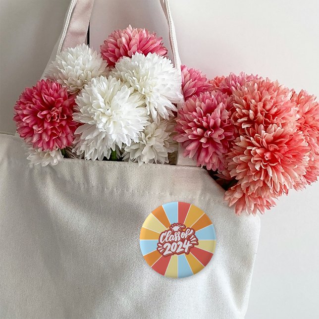 Class of 2024 Graduation Celebration 6 Cm Round Badge (Class of 2024 Graduation Celebration Button)