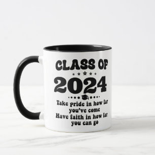 Class of 2024 Graduation Gifts Personalized Mug