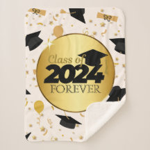 Class of 2024 Graduation Keepsake Blanket 
