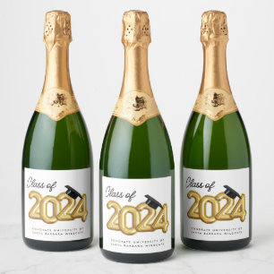 Class of 2024 Graduation Party  Sparkling Wine Label