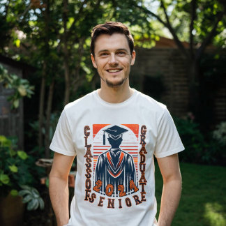 class of 2024 high school graduate custom T-Shirt