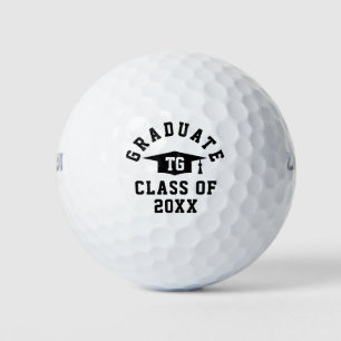 Class of 2024 High School Graduation custom name Golf Balls