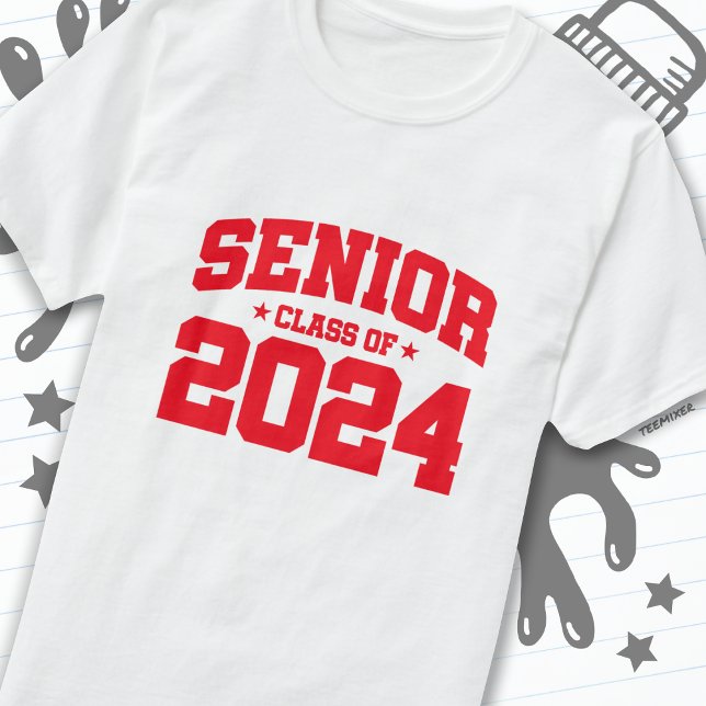 Class of 2024 High School Graduation Senior 2024 T-Shirt (Creator Uploaded)