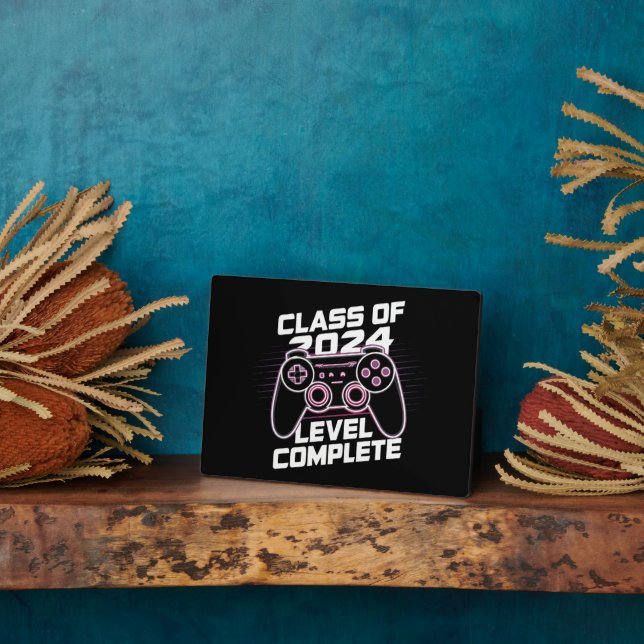 Class Of 2024 Level Complete Senior Graduation Plaque (Side)