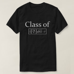 Class of 2024 Math Geek Funny Pi 8th Grade  T-Shirt