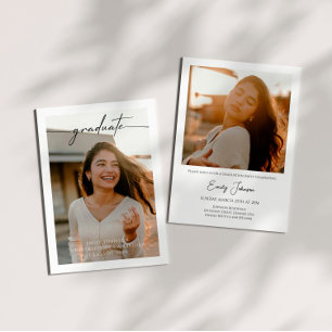 Class Of 2024 Photo Graduation Party Invitation