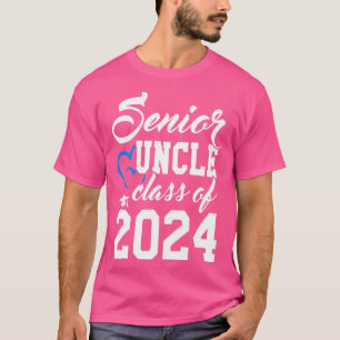 Class of 2024 Senior Gifts Funny Senior Uncle 1 T-Shirt